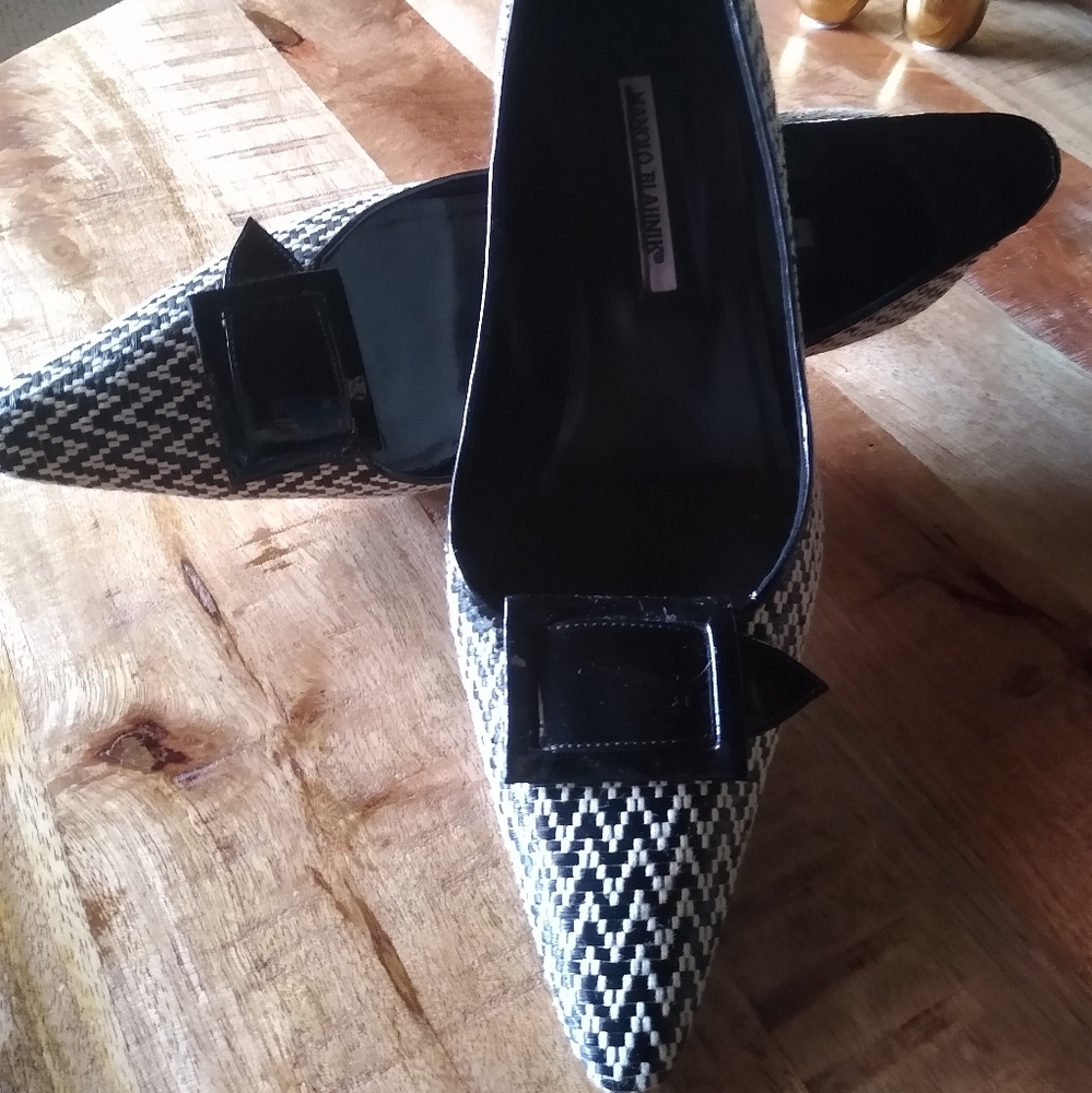 Manolo Blahnik 2 inch heels